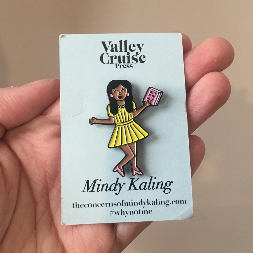 Mindy Kaling enamel pin